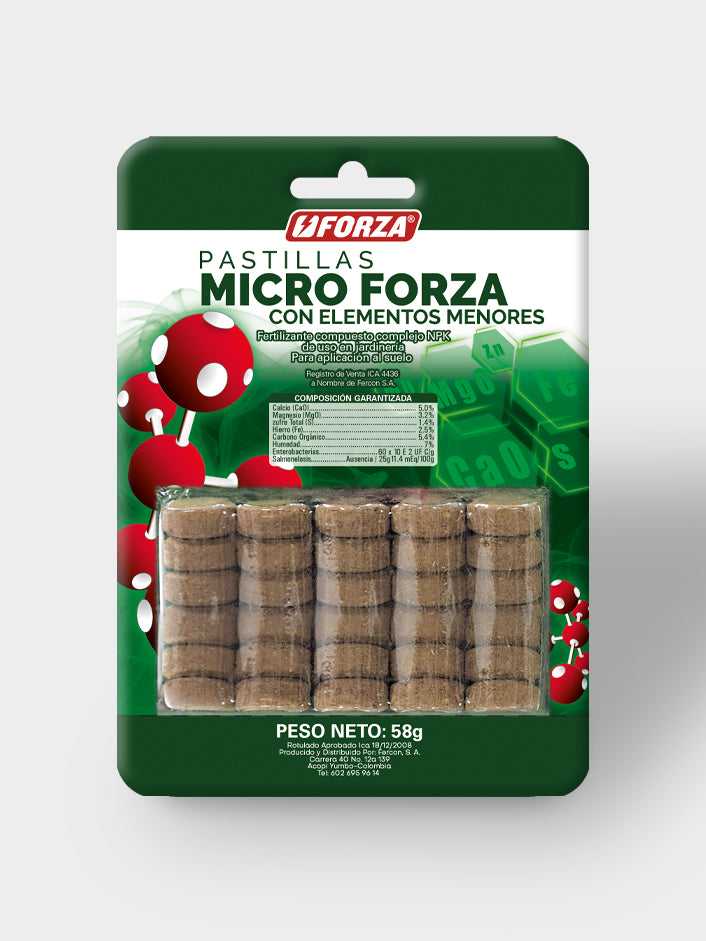 FORZA PASTILLAS MICROFORZA  X 30
