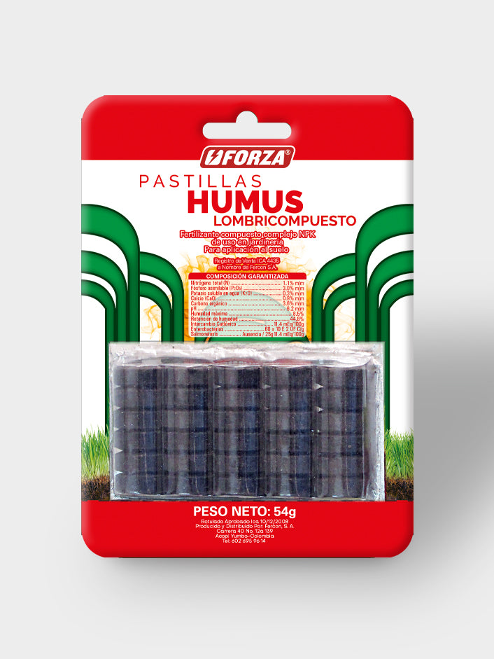 FORZA PASTILLAS HUMUS  X 30