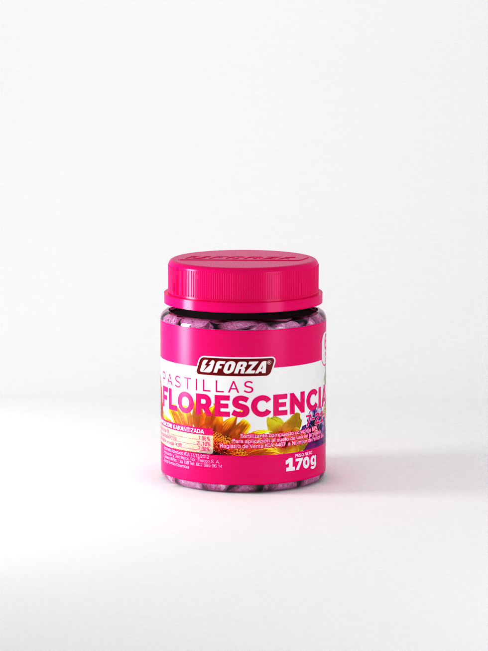 FORZA PASTILLAS FLOR  X 60