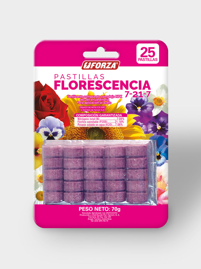 FORZA PASTILLAS FLOR  X 25
