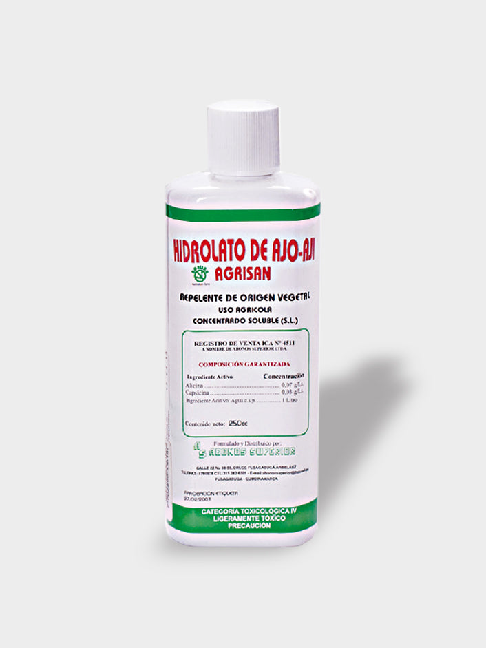 HIDROLATO DE AJO-AJI X 250  ML CONCENTRADO