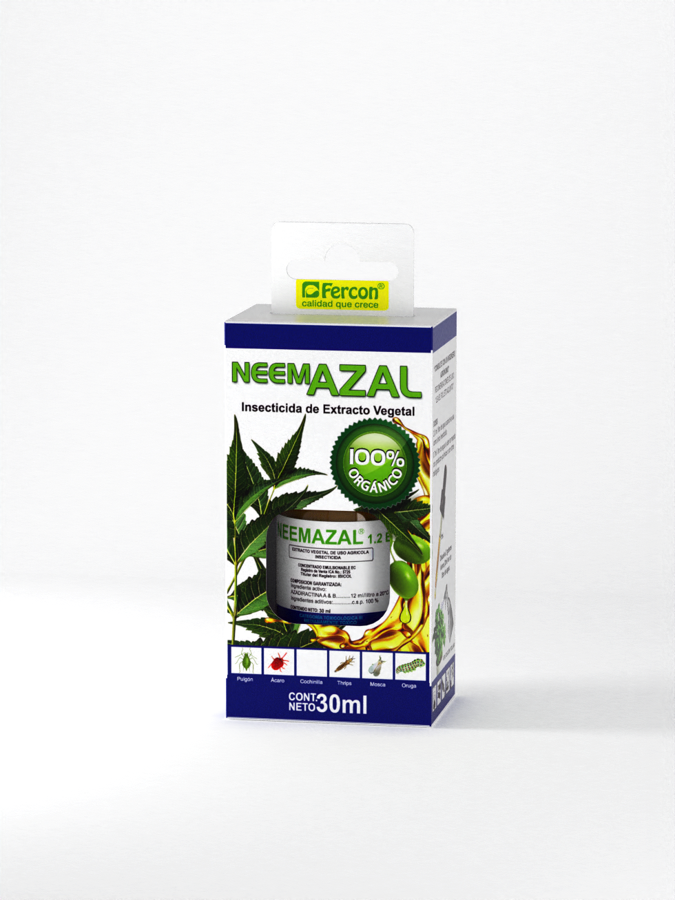 NEEM AZAL INSECTICIDA X 30  ML
