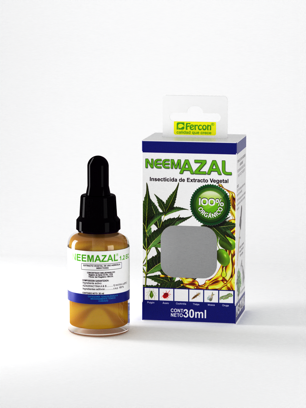 NEEM AZAL INSECTICIDA X 30  ML
