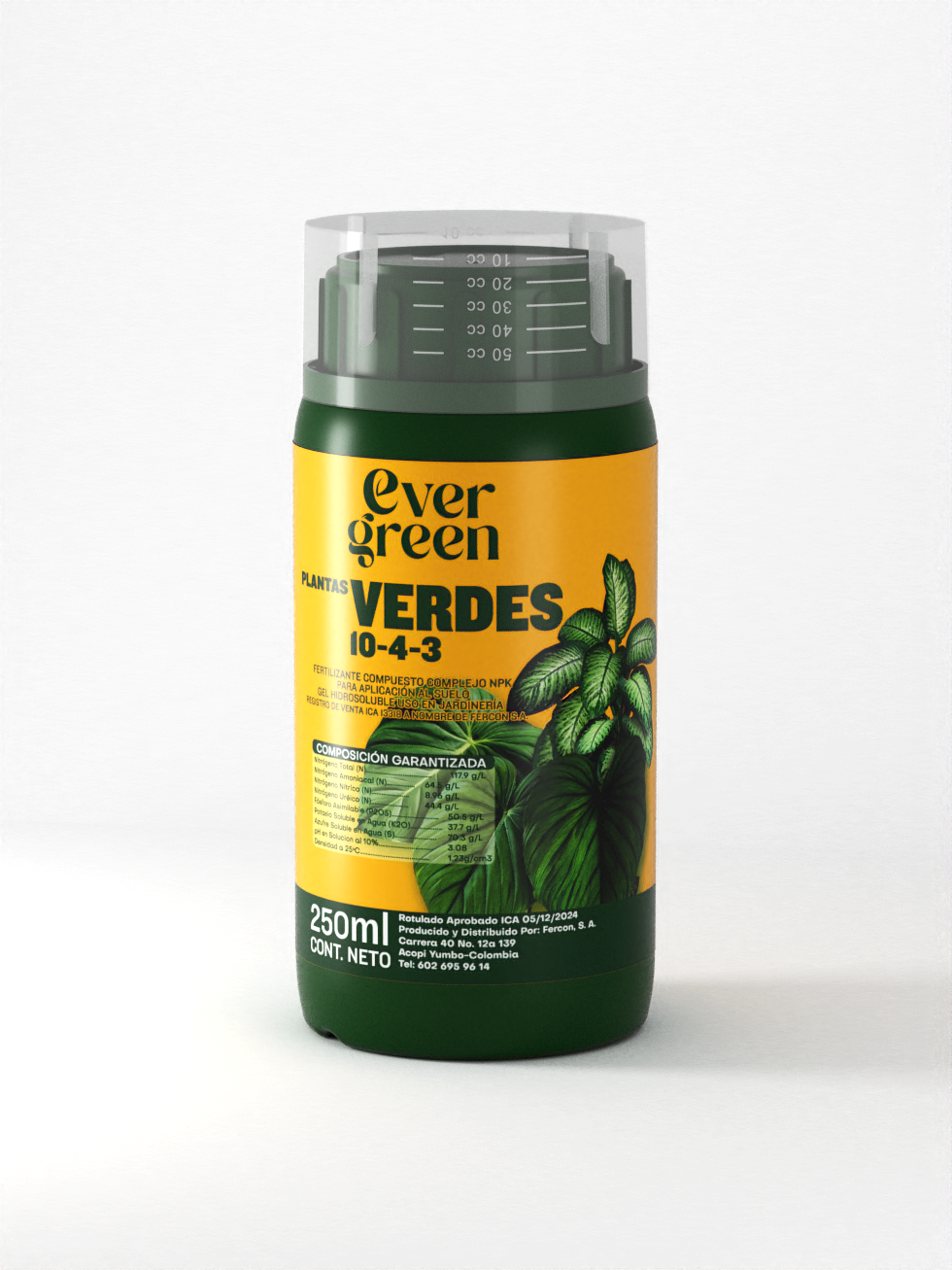 EVERGREEN PLANTAS VERDES X 250  ML