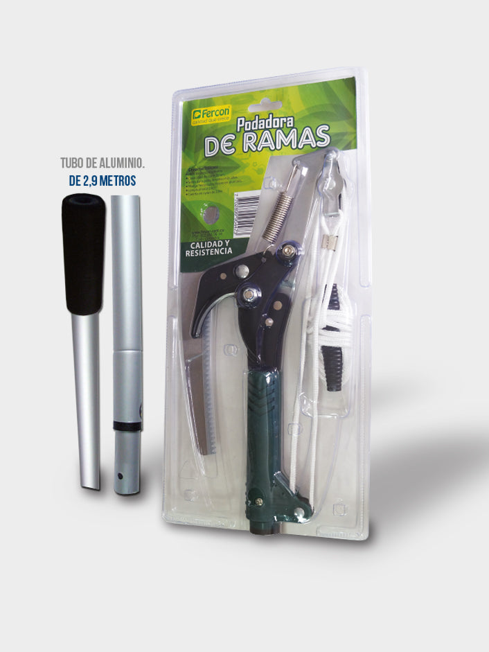 PODADORA DE RAMAS 2.9MTS TUBO ALUM.
