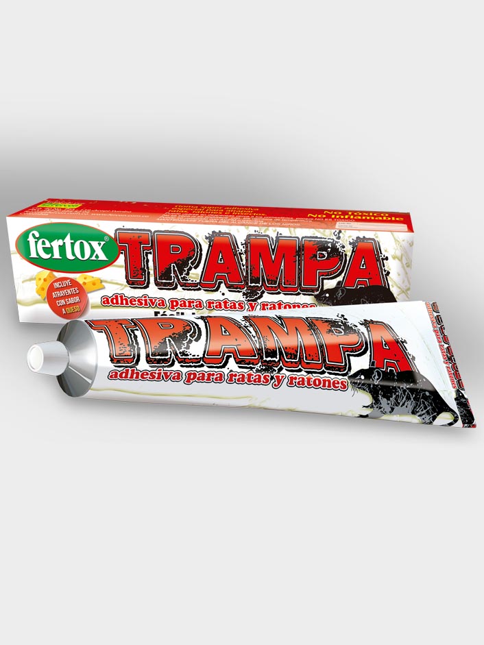 TRAMPA ADHESIVA RATAS TUBO X 110 G