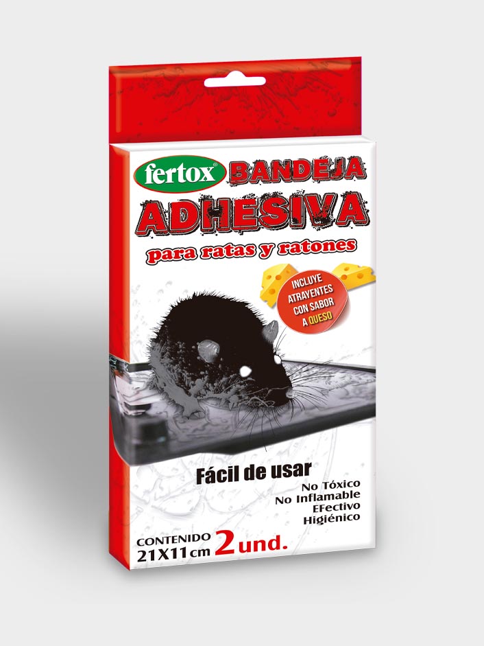 TRAMPA ADHESIVA RATAS X 2 UNDS (120 G)