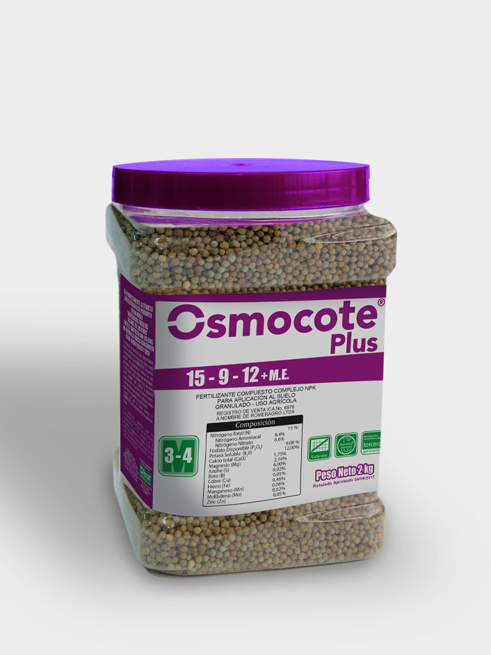 FERTILIZANTE OSMOCOTE 3-4M X 2 KG