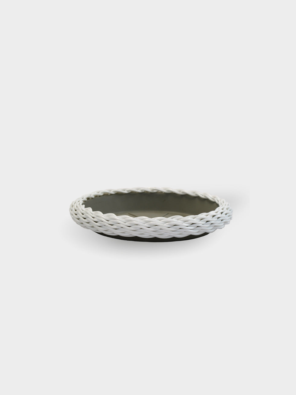 PLATO TEJIDO 15CM BLANCO (DAGUA 14CM)