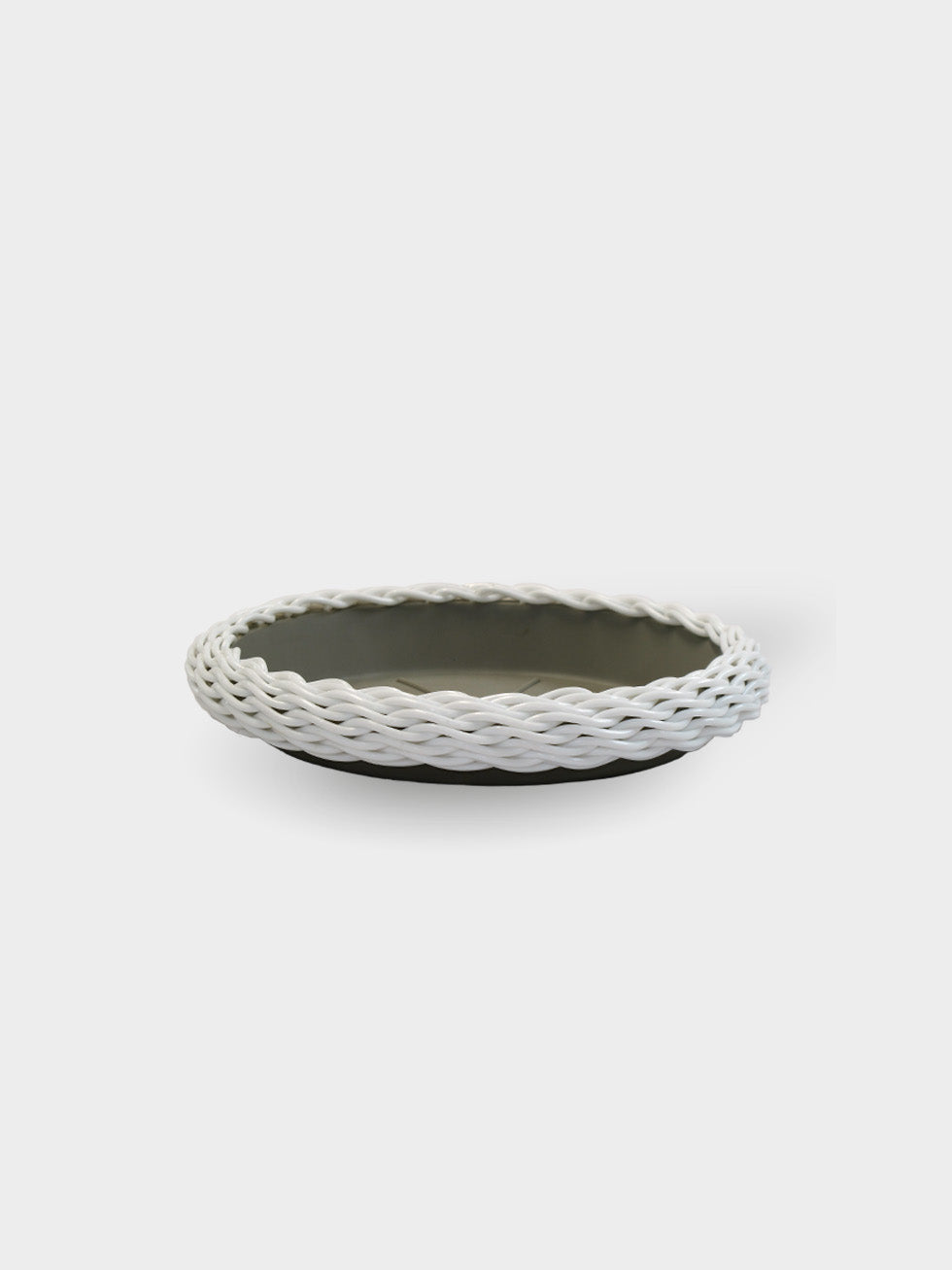 PLATO TEJIDO 17CM BLANCO (DAGUA 18CM)