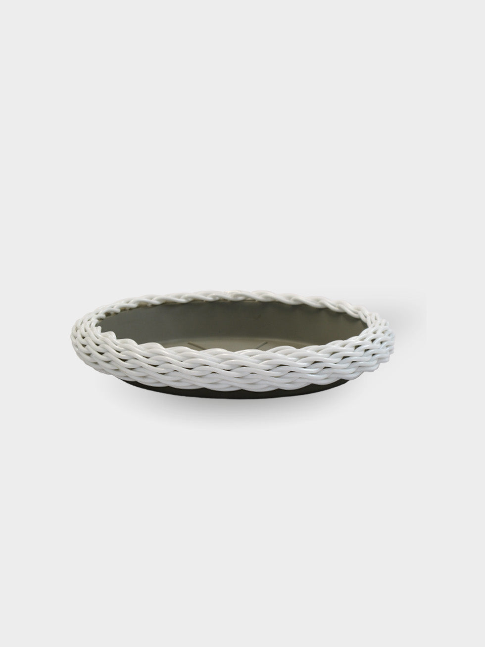PLATO TEJIDO 21CM BLANCO (DAGUA 22CM)