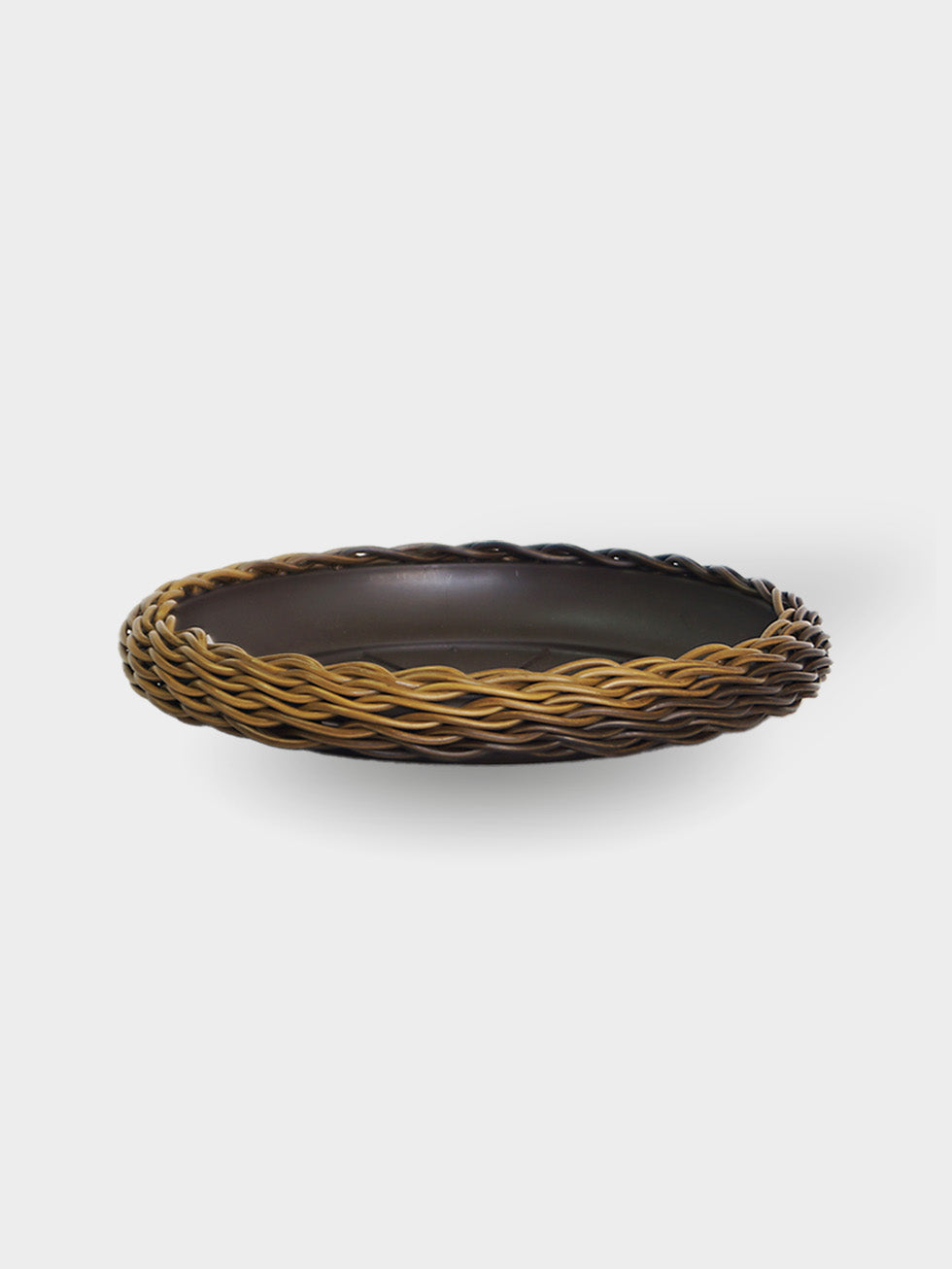 PLATO TEJIDO 29CM CAFE  (DAGUA 32CM)