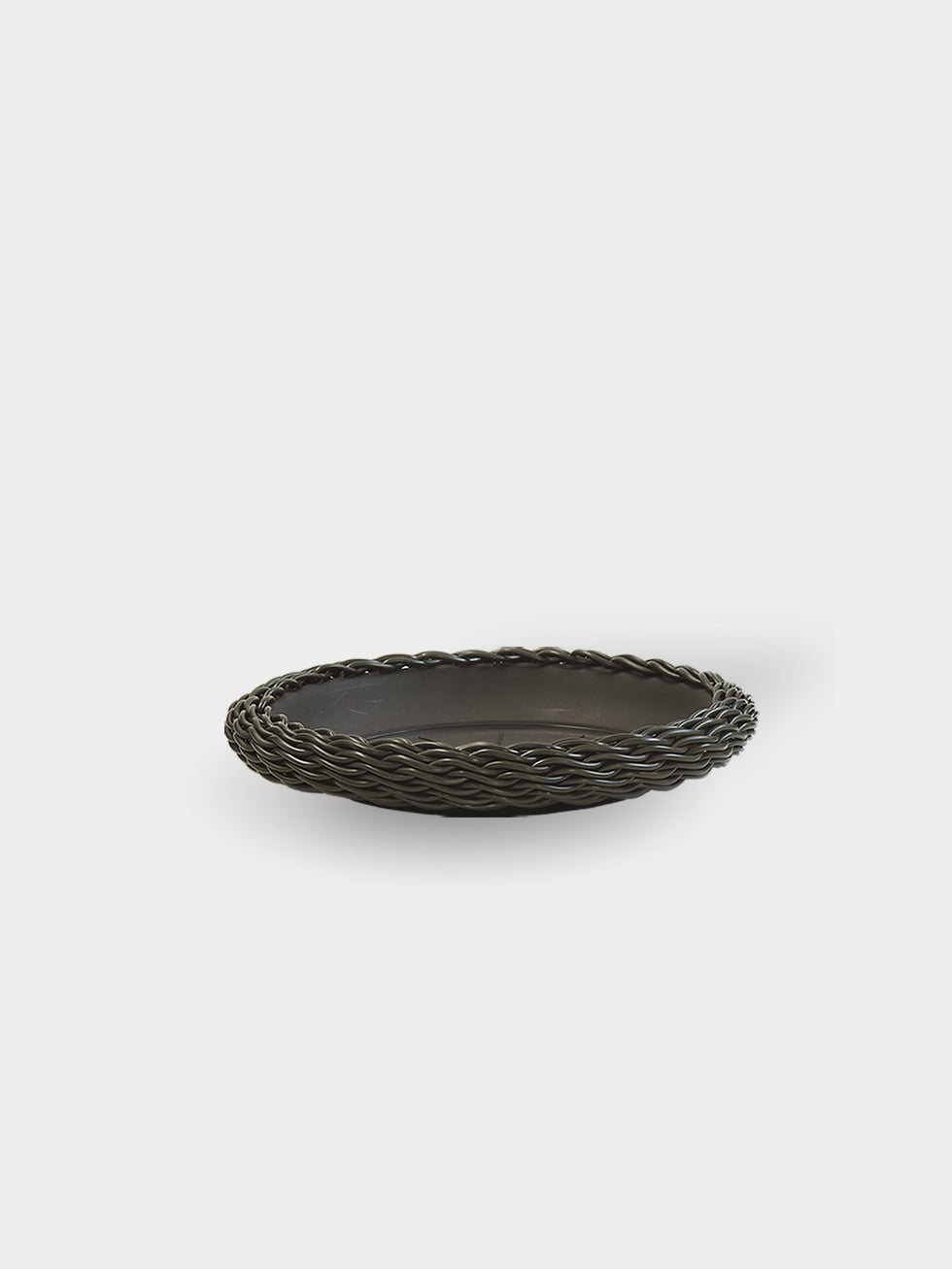 PLATO TEJIDO 15CM WENGUE (DAGUA 14CM)