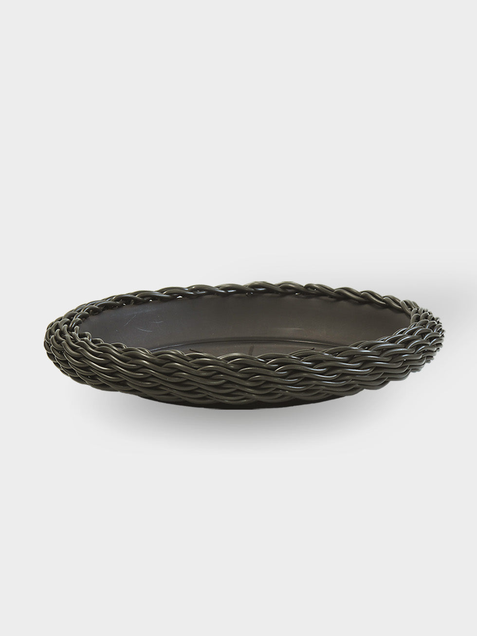 PLATO TEJIDO 34CM WENGUE  (DAGUA 40CM)