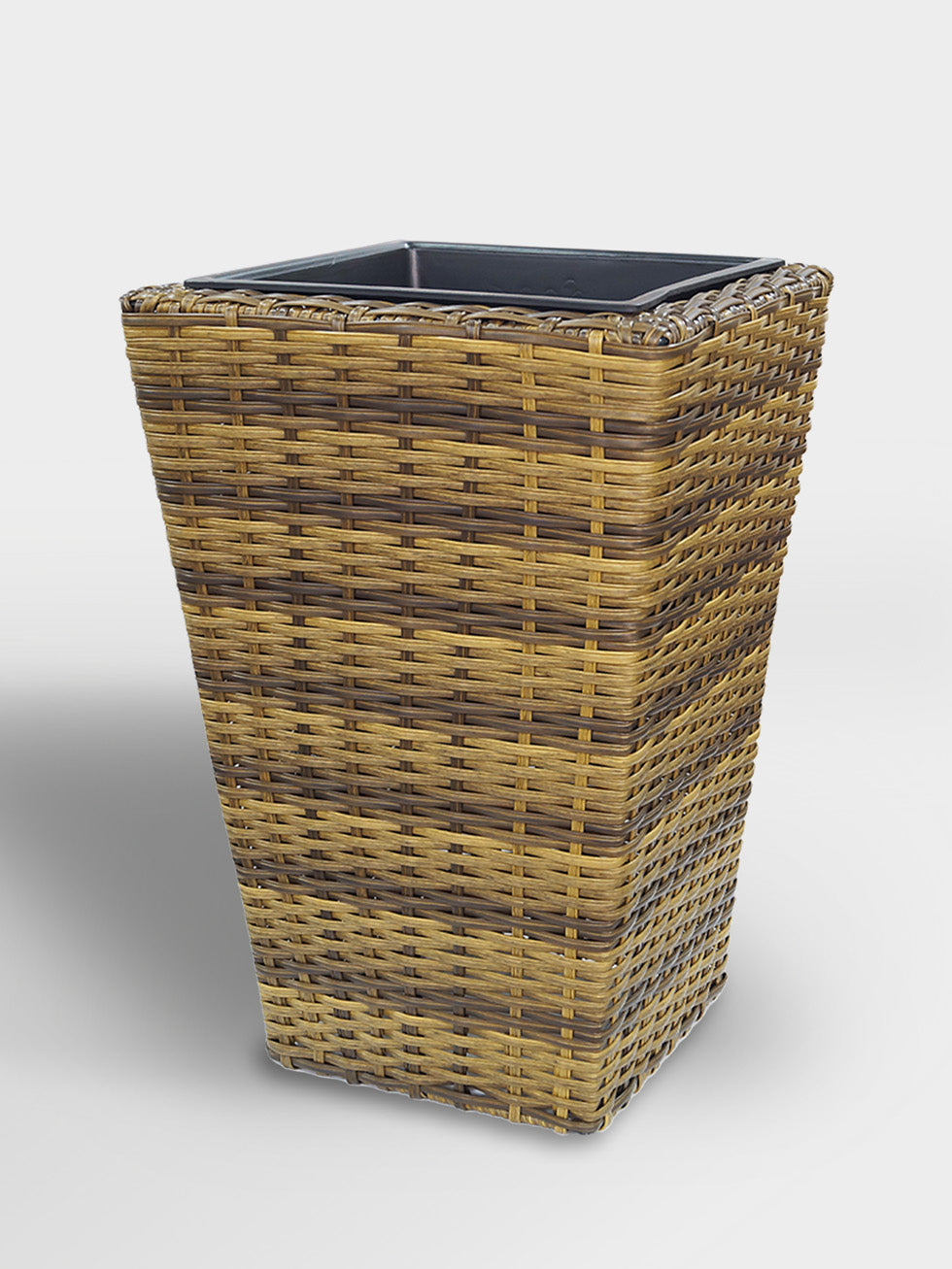 MACETA TEJIDA YOTOCO 50CM CAFE