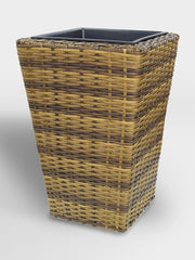 MACETA TEJIDA YOTOCO 65CM CAFE