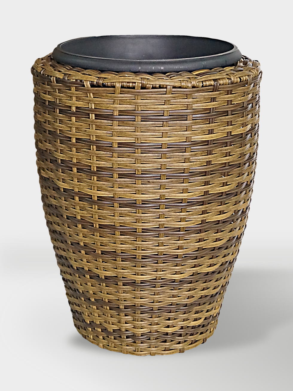 MACETA TEJIDA ZARZAL 80CM CAFE