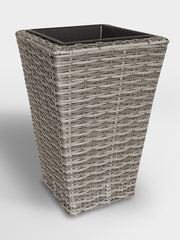 MACETA TEJIDA YOTOCO 65CM GRIS CLARO