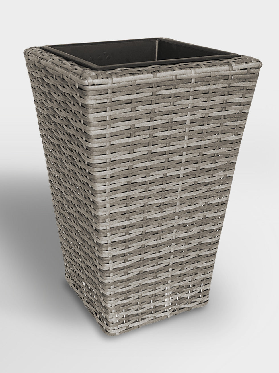 MACETA TEJIDA YOTOCO 65CM GRIS CLARO