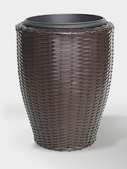 MACETA TEJIDA ZARZAL 80CM WENGUE
