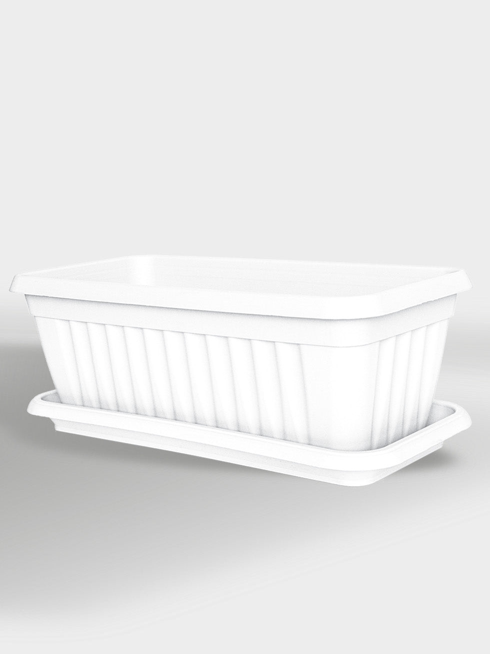 JARDINERA VENEZIA 35 BLANCO + BANDEJA