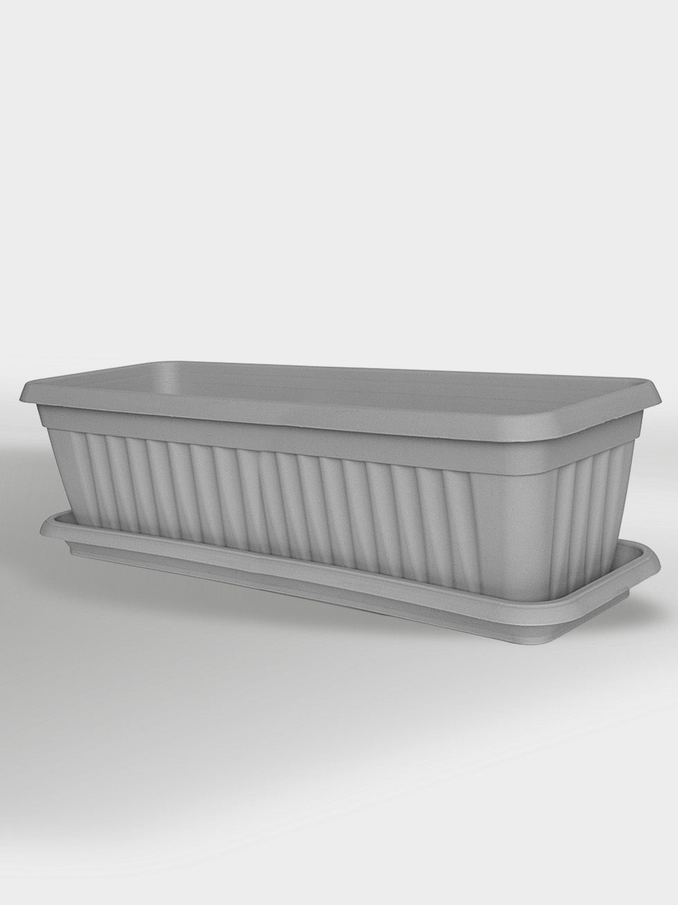JARDINERA VENEZIA 45 ECO GRIS + BANDEJA