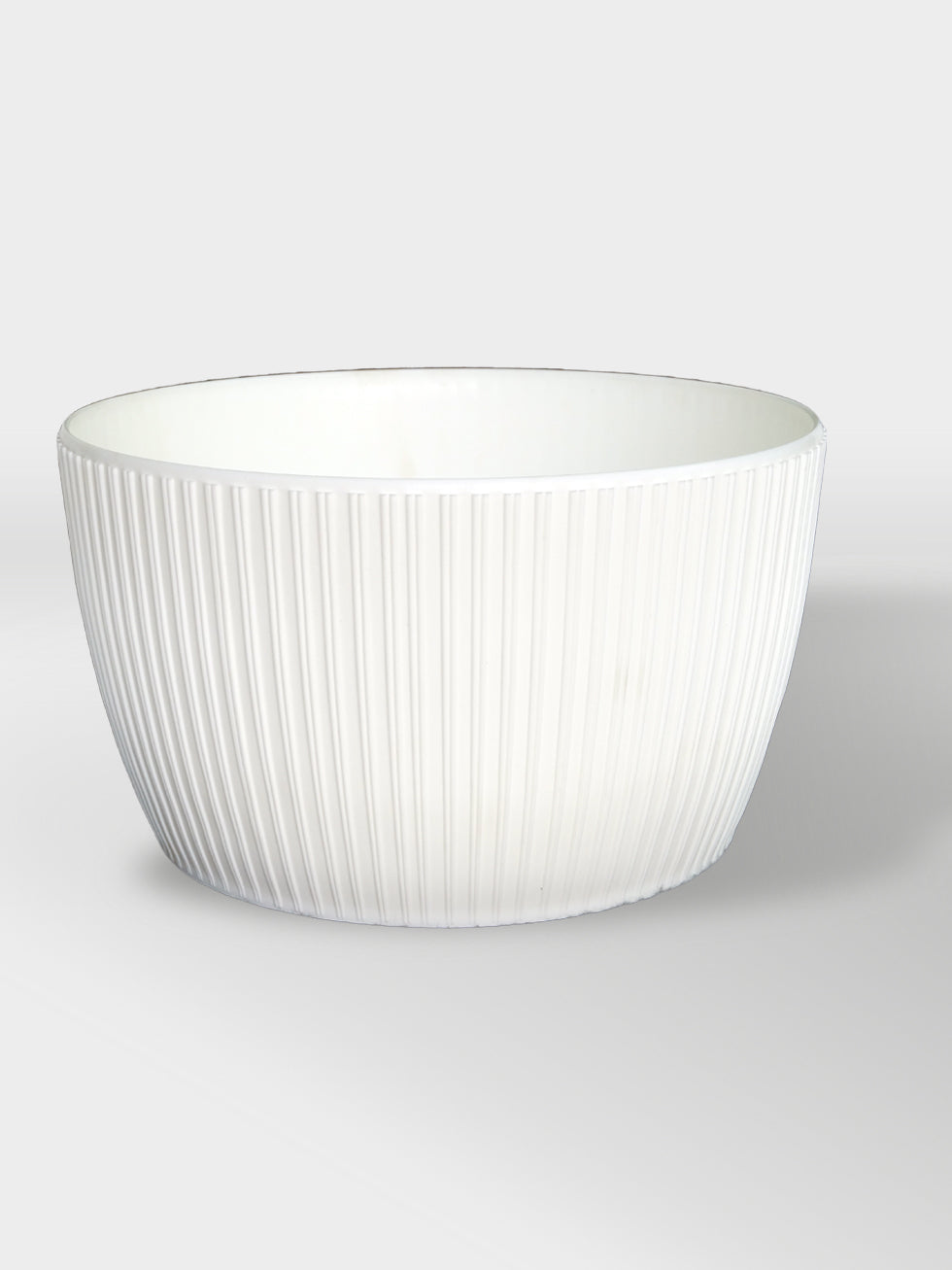 MACETA ECO BOWL TOSCANA BLANCO