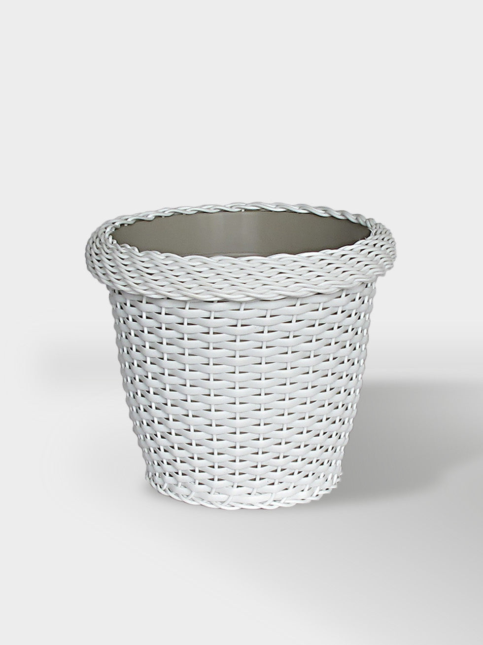 MACETA TEJIDA DAGUA 26CM BLANCO
