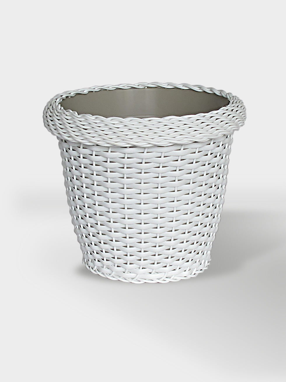 MACETA TEJIDA DAGUA 32CM BLANCO