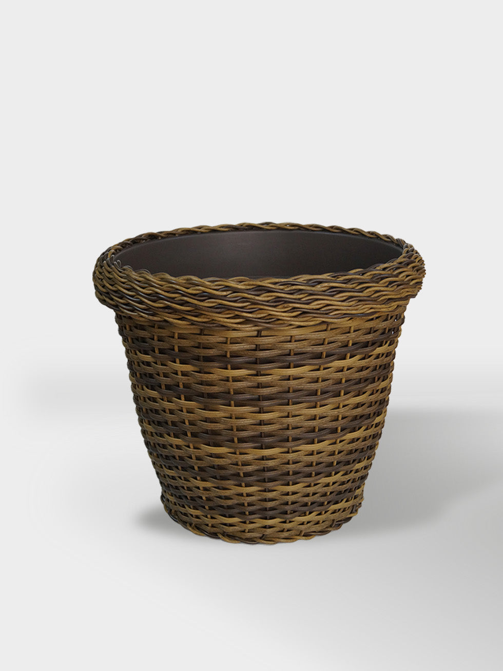 MACETA TEJIDA DAGUA 26CM CAFE