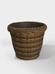 MACETA TEJIDA DAGUA 32CM CAFE