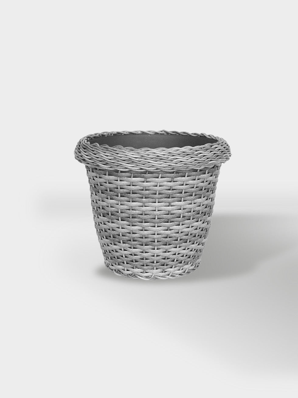 MACETA TEJIDA DAGUA 18CM GRIS CLARO
