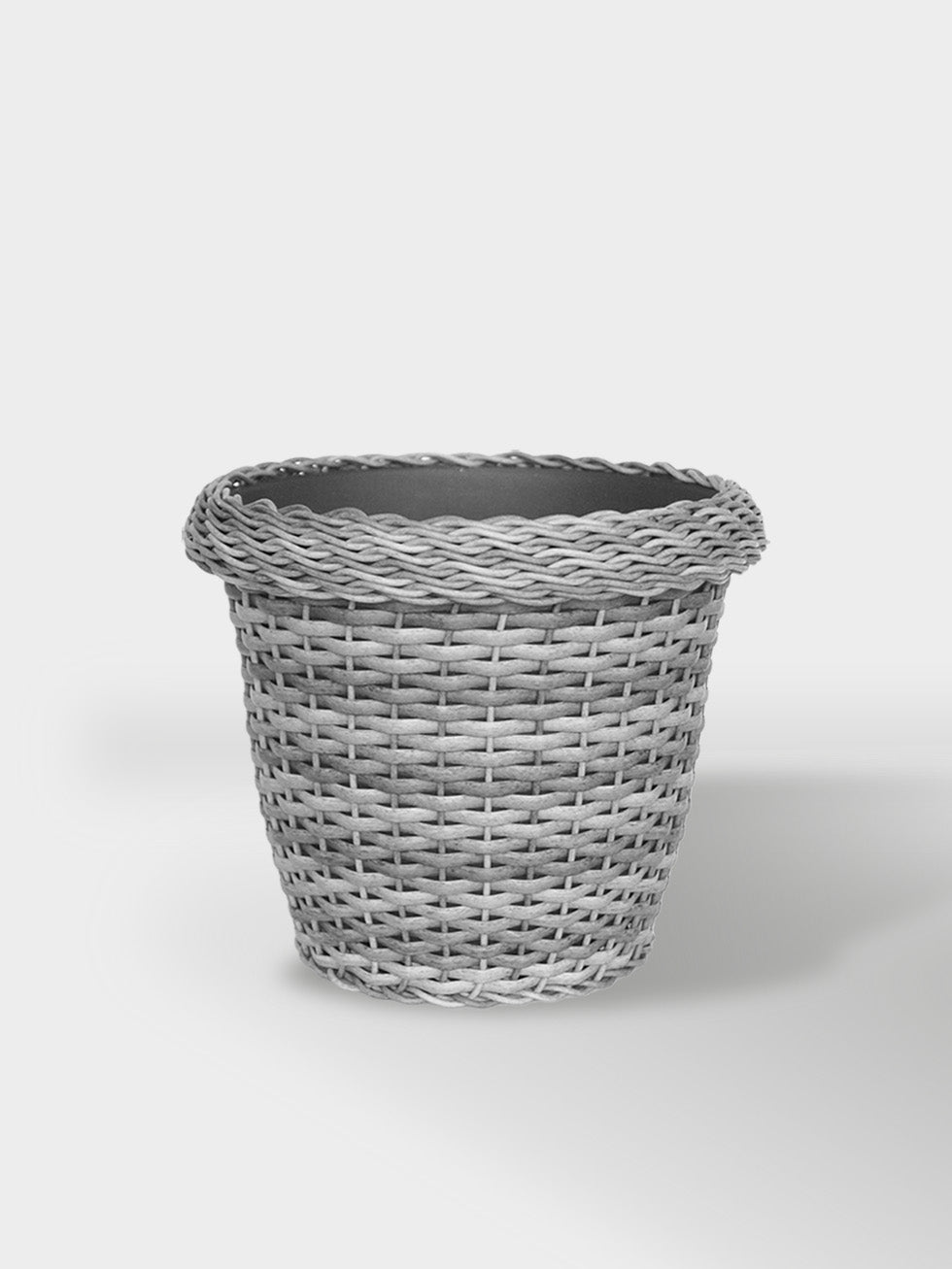 MACETA TEJIDA DAGUA 22CM GRIS CLARO