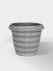 MACETA TEJIDA DAGUA 26CM GRIS CLARO
