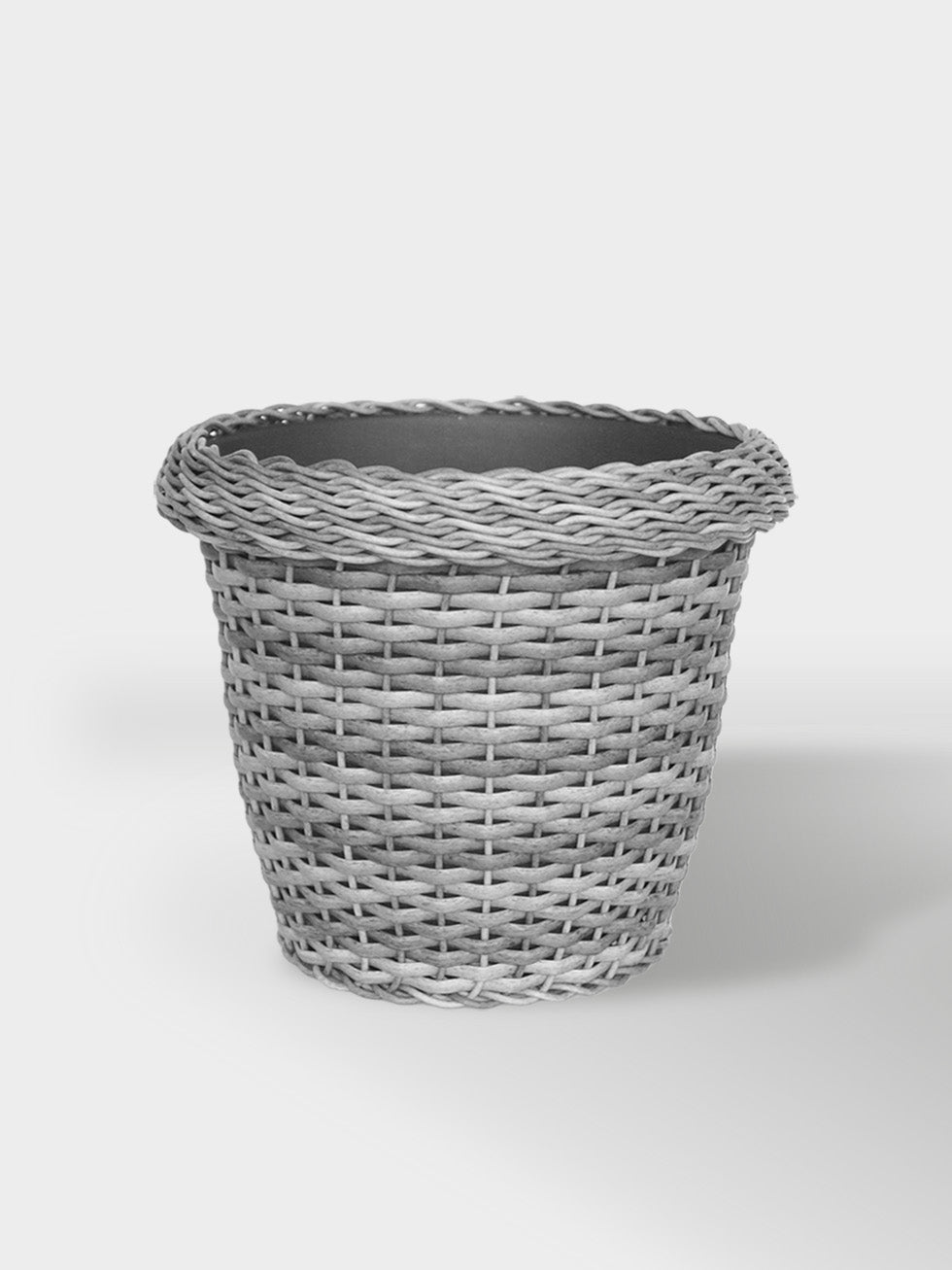 MACETA TEJIDA DAGUA 26CM GRIS CLARO