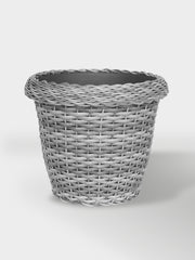 MACETA TEJIDA DAGUA 32CM GRIS CLARO