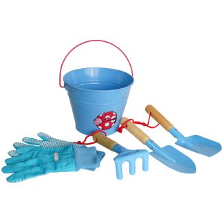 KIT INFANTIL HERRAMIENTAS JARDIN X 5 UNDS